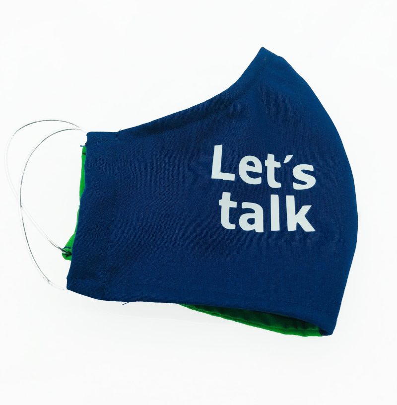 “Let’s Talk” Reusable Face Mask